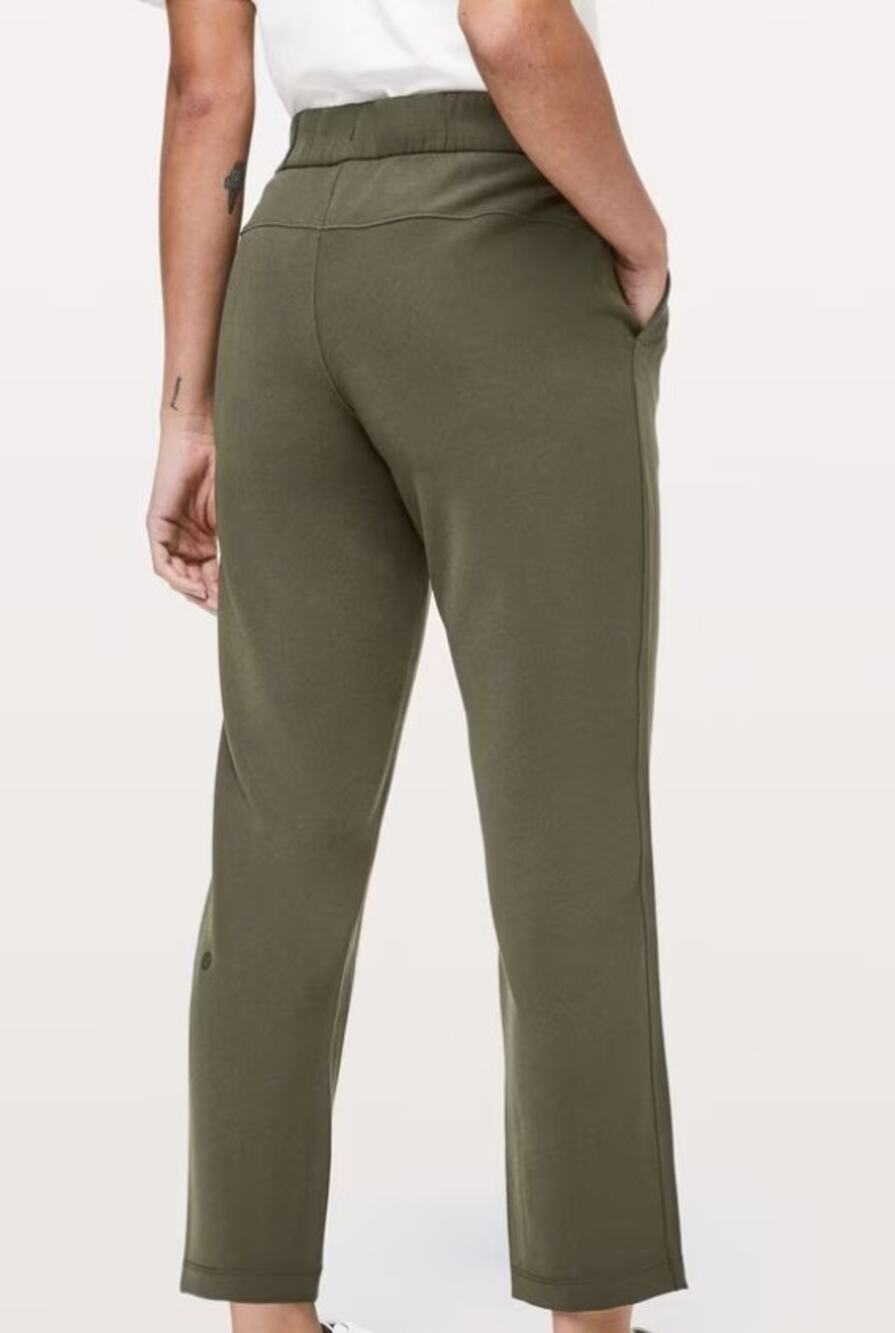 Lululemon Dark Olive On the Fly Pants Size 4